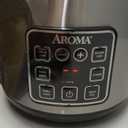 AROMA Digital Rice Cooker, 4-Cup (Uncooked) / 8-Cup (Cooked), Steamer, Grain Cooker, Multicooker, 2 Qt, Stainless Steel Exterior, ARC-914SBD