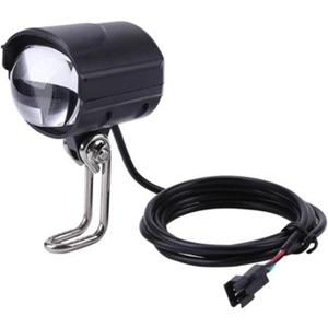 Ebike Headlight, 36V48V Waterproof Electric Bike Front Light, 3 Pin SM Connector with 75100db Loud Horn for Night Riding Ebike Bicycle Scooter Cycling Light LED, Safe & Bright & Easy Installation