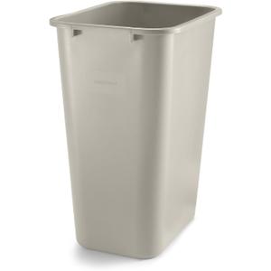 Beige trashcan 20inches long width 16