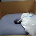 QUEEN ROSE Pregnancy Pillow, U Shaped Full Body Pillows for Sleeping Support, 55 Inch Maternity Pillow for Pregnant Women with Cooling Silky Cover, Blue