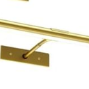 EZVALO Picture Light for Wall, 4800mAh Rechargeable Wireless Remote, Dimmable Magnetic LED Art Display Light with 3 Color Temperatures, for Gallery, Living Room, Bedroom, Hallway (Gold-1Pack)