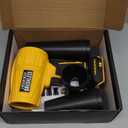 Cordless Leaf Blower for DeWALT 20V Battery,580000RPM Brushless Turbo Jet Blower with 3 Nozzles, Lightweight Handheld Blower for Patio, Lawn, Yard, Leaves, Dust, Garage & Snow Cleaning (No Battery) (Yellow)