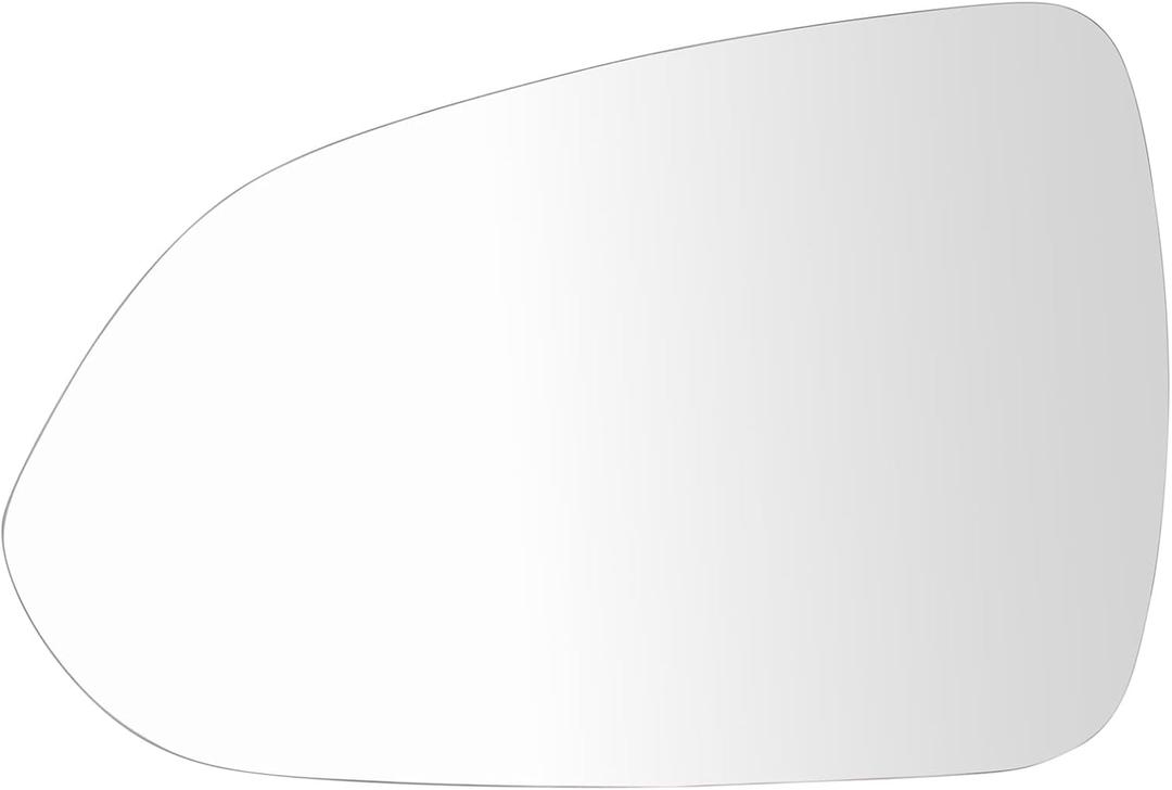 TRQ Driver Side Mirror Glass Heated For Factory Equipped & Aftermarket Mirrors Compatible with 2018-2023 Kia Rio S 2018 Rio EX