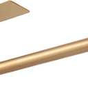 Gold Under Cabinet Paper Towel Holder - No Drill Adhesive & Wall Mount, Luxury Rust-Proof Design for Modern Kitchens