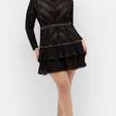 City Chic Women's Dress - Gabriella Lace (Black, M)
