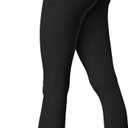 Sunzfly Invisible Butt Scrunch Workout Leggings with Pockets for Women, No Front Seam Gym Yoga Pants with Tummy Control (Large, Black)