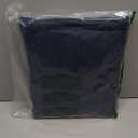 LANE LINEN Full Size Fitted Sheet, 100% Organic Cotton, 3Pc Set (1 Fitted Sheet,2 Pillowcases), Percale Weave, Bottom Sheet, Breathable, Fits Mattress Upto 15" Deep - Navy(No Flat Sheet)