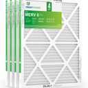 20x24x1 Air Filter 4 Pack, MERV 8 Pleated Dust Defense Air Filters Replacement Air Conditioner HVAC AC Furnace Filter, Durable and Lightweight