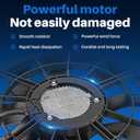 AUTOKAY Engine Cooling Radiator Condenser Fan Assembly Compatible with Chevy Chevrolet Equinox for GMC Terrain 2018 2019