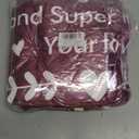 I Love You Mom Blanket for Mom, Valentines Gifts for Mom from Daughter Son, Birthday Gifts for Women Who Has Everything, Blanket Gift for Her, I Love You Mom Throw Blanket 60""50"", Burgundy