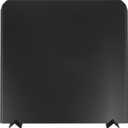 Firebacks for Fireplace-Stainless Steel Fireback with Adjustable Feet, 27" x 27" Fireplace Heat Reflector, Fireplace Back Plates, Painted Black Heat-Resistant Material for Wall Protection