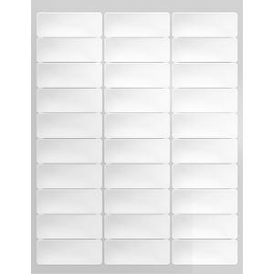 enKo 1 x 2-5/8 Inch 30 Up Return Mailing Address Labels White Printable FBA Labels (300 Sheets, 9000 Labels)