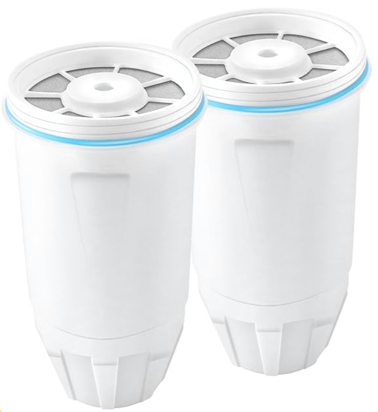 Water Filters Replacement for Z-ero Water Pitchers and Dispenser, 0 TDS Premium Filtration, Reduce Lead/Chromium/PFOA/PFOS - Improve Tap Water Taste (Pack of 2 by TOMOON)