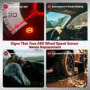 ABS Wheel Speed Sensor Front Left ALS1086 Compatible with Honda CR-V 2002 2003 2004 2005 2006 Sport Utility 2.4L, Front Driver Side Loction, Replaces 57455-S9A-013 57455S9A013