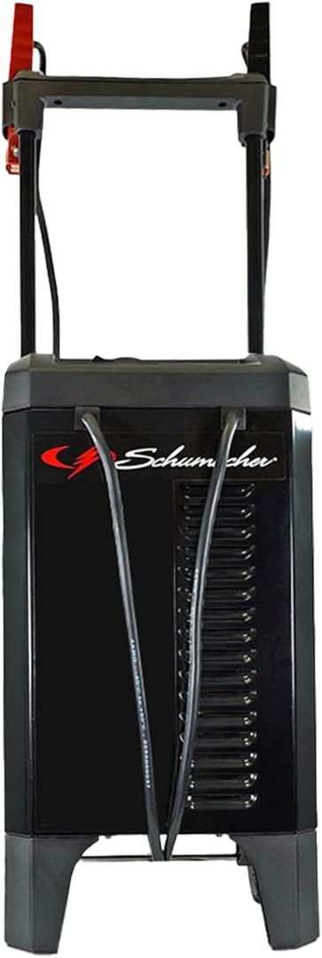 Schumacher Electric Wheeled 6A Car Battery Charger and 275A Engine Starter, 6-in-1 Solution for 6V/12V Batteries, Battery Maintainer, 40A Boost, SC1326, For Power Sport, Automotive, & Marine Batteries