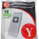 Hoover Type Y Allergen Bags, for WindTunnel Vacuum Cleaners, 3-Pack, 4010100Y, White