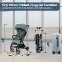 Inglesina Quid³ Travel Stroller with One-Hand Fold, 0–55 lbs | Galaxy Gray