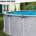 CAQ T-Joint Leg amp Beam Pool Parts 15Ft-24Ft Fit for Intex Ultra Frame, Round Pool Leg Beam Joint Replace 12427 12427A