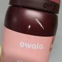Owala FreeSip Insulated Stainless Steel Water Bottle with Straw, BPA-Free Sports Water Bottle, Great for Travel, 32 Oz, Black Cherry