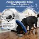 IDOMIK Dog Recovery Collar, Waterproof Soft Dog Cone After Surgery, Comfy Protective Elizabethan Collar Alternative for Dogs Cats, Adjustable Pet Neck Donut Cone Anti-Licking Biting Wounds,Navy,XL