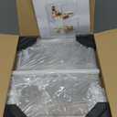 2 Pack Clear Stackable Storage Drawer, Bathroom Makeup Organizer, Plastic Storage Bins, Acrylic Organization and Storage for Vanity, Kitchen Cabinets, Pantry, Undersink