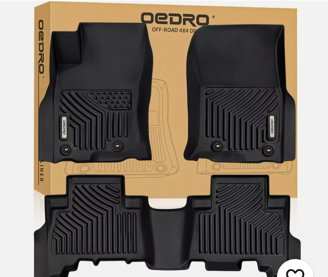OEDRO Floor Mats Fit for Toyota 4Runner 2024-2013 / Lexus GX460 2014-2023, TP