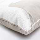 WOMHOPE Pack of 4 Christmas Pillow Covers Embroidery Sleigh Snowflakes Winter Decorative Square Cushion Covers Shells 18 X 18 Inches for Bed,Sofa,Couch (B (Set of 4) Griege)