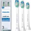 Philips Sonicare Genuine C2 Optimal Plaque Control Toothbrush Heads, 3 Brush Heads, White, HX9023/65 (3 Count (Pack of 1))