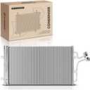 A-Premium Air Conditioning A/C Condenser Compatible with Buick Lucerne 2006-2011 & Cadillac DTS 2006-2011, Replace# 25769583