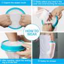 Waterproof Cast Covers for Shower Arm Adult, Reusable Cast Shower Cover Arm, Cast Cover Protector for Broken Arm, Wrist, Hand and Elbow, Watertight Seal Shower Sleeve for Bandages After Surgery [2026 Upgrade]
