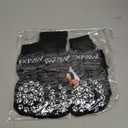 EXPAWLORER 6PCS Anti-Slip Dog Socks to Prevent Licking Paws,Dog Shoes for Hot Pavement,Best Paw Protector Traction Control on Hardwood Floor,Dog Booties for Puppy Small Medium Large Senior Dogs (Grey)