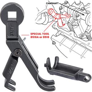 E-cowlboy Rocker Arm Remover Installer & Valve Spring Compressor Tool for Chrysler, Dodge, Jeep 3.7L & 4.7L Engines 3747-123 10102 8426 8387 8516A