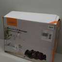 Foot Massager with Heat, 3-Heating Shiatsu Foot Massager for Circulation and Pain Relief, Deep Kneading Rolling for Calf-Feet-Arm Relaxation, Plantar Fasciitis, Neuropathy