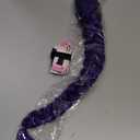 26 inch Purple Braid Clip in Ponytail Hair Extension | Long Pre Stretched Ponytail Extensions Soft Synthetic Hairpieces Cosplay Wig