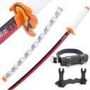 Cold Blade Demon Katana - 41 Inch Anime Replica with Belt and Stand - Durable Sword Perfect for Cosplay - Nichirin Sword with Authentic Design