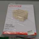 Universal 12113 File Folders, 1/3 Cut Assorted, One-Ply Top Tab, Letter, Manila (Box of 100)