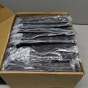 4 pcs 5.5"x5.5" Aluminum Deck Post Base Cover, for Deck railings, Stairs, Patios, Porches Split Deck Post Skirt (Black)