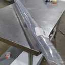 30x135cm Transparent PVC Vinyl, 0.4mm Neon Solid Color Waterproof Fabric Super Clear Mirrored Foil Roll for Making Handags Bows DIY Decor, Transparent