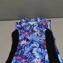 BesserBay Women's Built-in Bra Rash Guard UPF 50+ Sleeveless Zip Front Swim Tankini Top, M