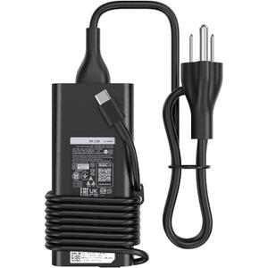 65W USB-C Laptop Charger Compatible with Dell Pro 13 14 16 Xps 12 13 9315 7390 Latitude 5530 5420 5430 5520 5540 5450 7430 7420 7440 7340 7530 7330 7320 20V 3.25A Adapter Power Cord