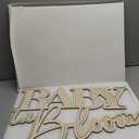 Baby In Bloom Wooden Signs Floral Gender Reveal Backdrop Party Photo Props