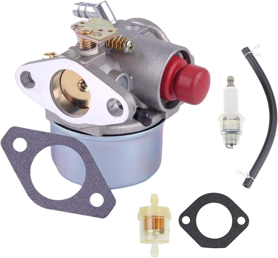 Cnfaner 640025 640025A Carburetor for Tecumseh OH195EA TVM195 OHH45 OHH50 OHH55 OHH60 OHH65 5.5HP 6HP OHH OHV Series Engines 640004 640014 640025B 640117B Lawn Mower