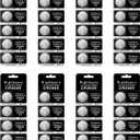 40 - CR2025 Battery 3v Lithium Button Cell Coin 2025 Batteries (40 Count (Pack of 8))