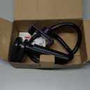 Cell Phone Clip Bed Stand Holder, with Grip Flexible Long Arm Gooseneck Bracket Mount Clamp for Desk, Compatible with iPhone 14 Pro Max XR X 8 7 6 or Other 3.5-7" Devices (Black)