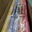 Perkoop 9 pack textile checkerboard bulletin board paper roll 4x12 ft paid resistant colorful bulletin board paper for classroom