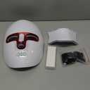 Yahi Red Light Therapy Mask for Face, Cordless 7-in-1 Red Light Mask with 850nm NIR LED Face Mask Light Therapy for Anti-Acne & Anti-Aging, USB-C rechargeable for Use at Home Work Travel, White