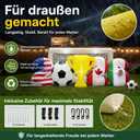 7FT Long Soccer World Cup Inflatables Decorations,2026 Giant Soccer Football Party Decorations,Football World Cup Trophy Blow Up with LED Lights,Inflatable Soccer Party Decor for Yard Garden Lawn