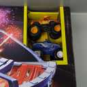 Monster Jam, Supercharge Speedway Playset, Megalodon and El Toro Loco Die-Cast Monster Trucks, Light Up World Finals Track Kids Toys for Boys Ages 3 and Up