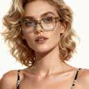 2SeeLife Wide Reading Glasses for Women Medium-Large Fit, Thick & Sturdy Frame, Spring Hinges, Premium Designer Readers, Rainbow Tortoise, +2.25