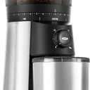 OXO Brew Conical Burr Coffee Grinder - Silver, Stainless Steel Burrs, One-Touch Automatic Smart Grind
